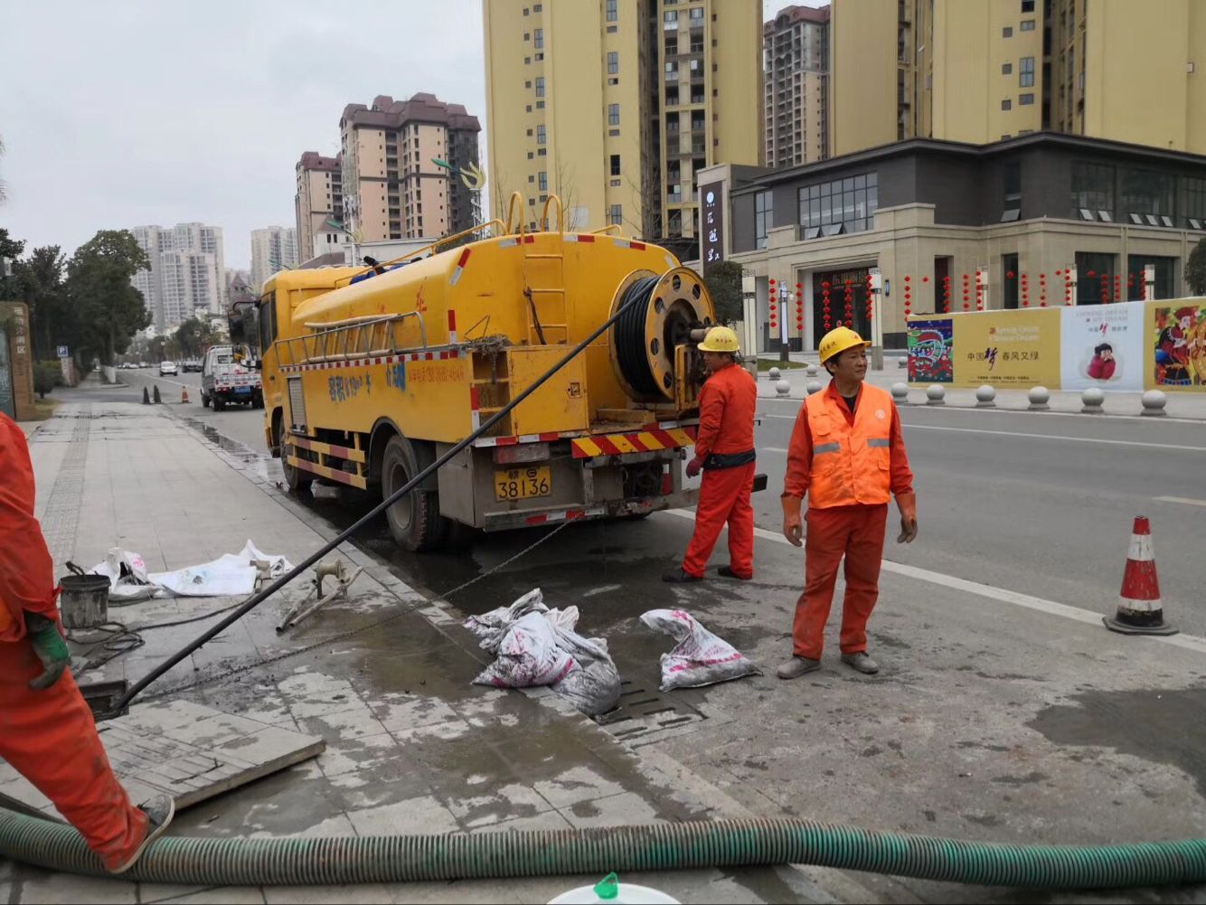 上城排污管道清淤-管道清洗